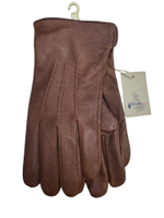 Перчатки. Мужские. Материал верха: Кожа оленя. Подклад: Трикотаж-шерсть. 5 шт в упаковке.