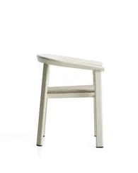 Уличный стул Erice из алюминия и шнура цвета экрю