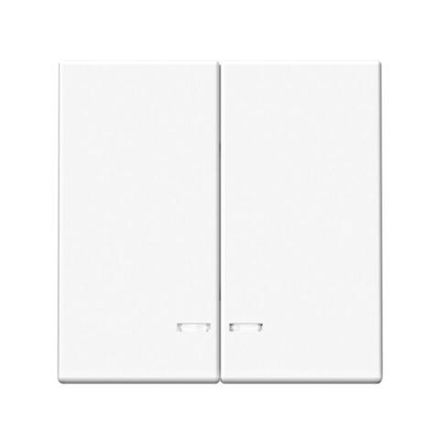 Выключатель 2-кл. ArtGallery (сх. 5а) 10AX с подсветкой механизм бел. SE GAL000153