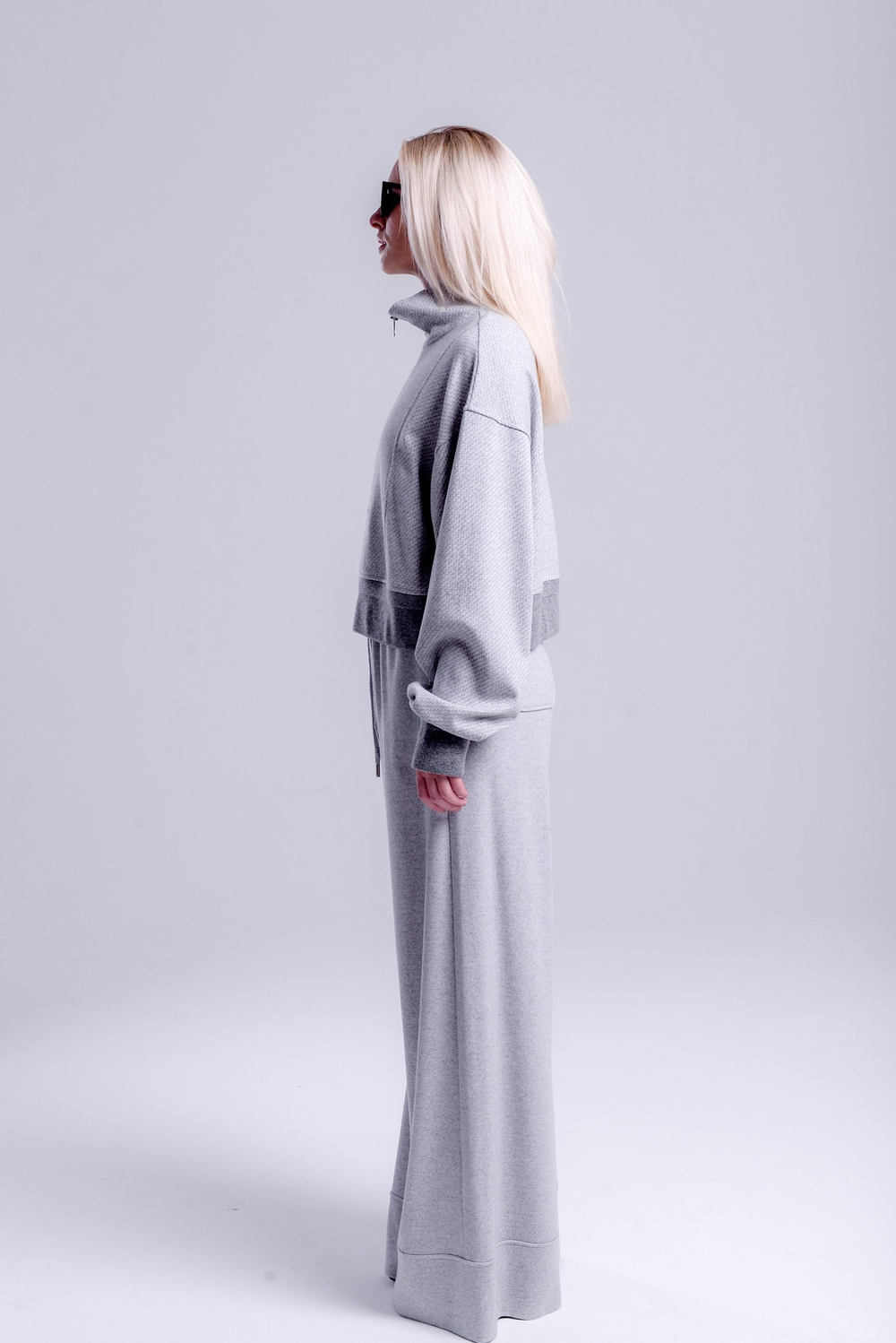 Анорак из шерстяного джерси