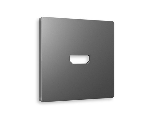 AP6640 Лицевая панель ALFA (Антрацит серый) для HDMI розетки QUANT