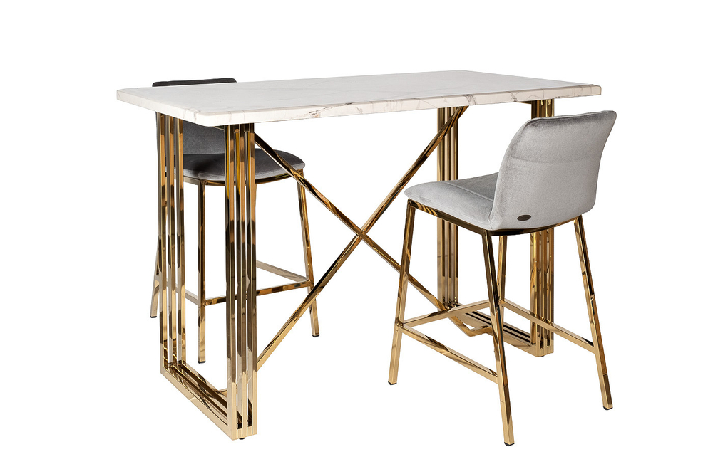 Стул барный Garda Decor серый