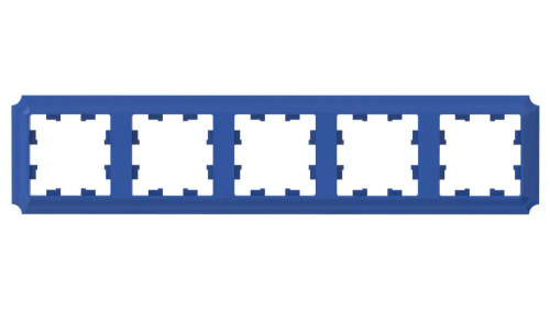 ATLASDESIGN ANTIQUE 5-постовая РАМКА, универсальная, АКВАМАРИН