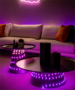 Программируемая светодиодная лента 20 м - Twinkly Dots (Multicolor edition) - 400 шт. RGB + BT + Wi-Fi ( TWD400STP-BEU ) ( черный провод )