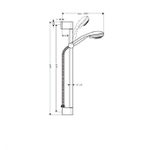 Душевой набор Hansgrohe Crometta 85 Multi 27767000 Unica Crometta