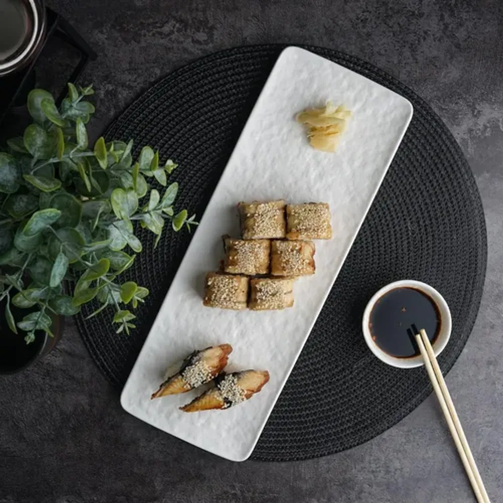Блюдо прямоугольное 36*13 см h2 см White Matt Panasia P.L. Proff Cuisine [4]
