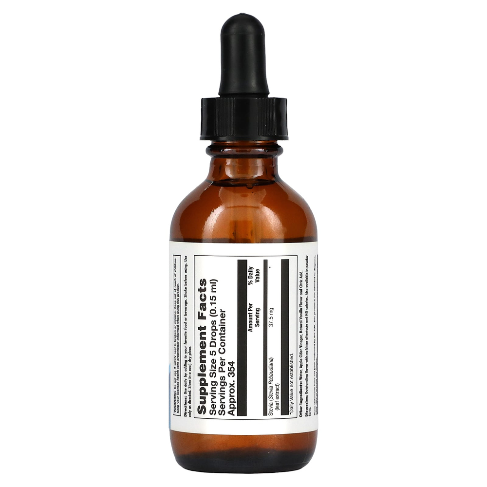 KAL, Настоящая стевия, Натуральная ваниль, 1,8 ж. унц.(53,2 мл)