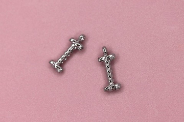 Подвеска буква I 14х5 мм