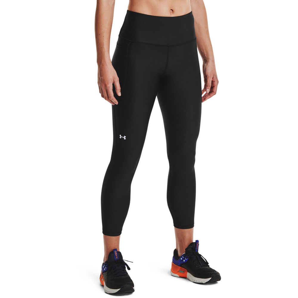 Женские теннисные брюки Under Armour Heatgear Hi Ankle Tight Women - Black