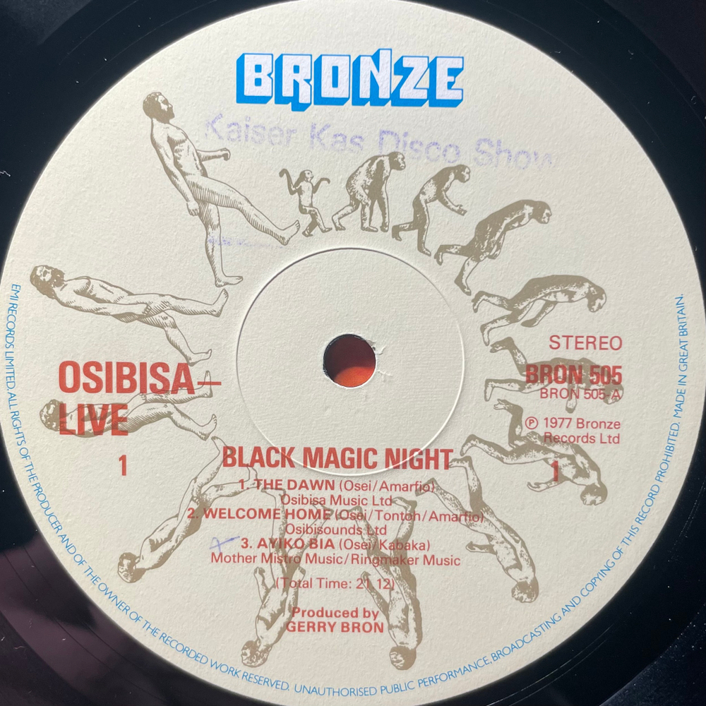 Osibisa ‎– Black Magic Night 2LP (Англия 1977г.)