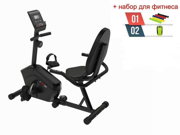 Горизонтальный магнитный велотренажер UnixFit BR340 Compact