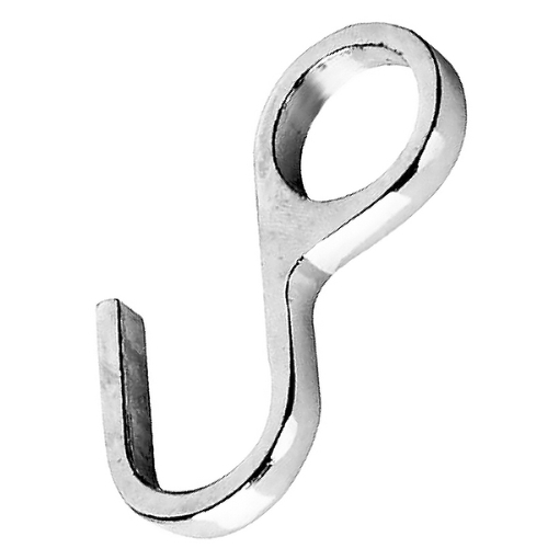 Крючок для рейлинга замкнутый хром