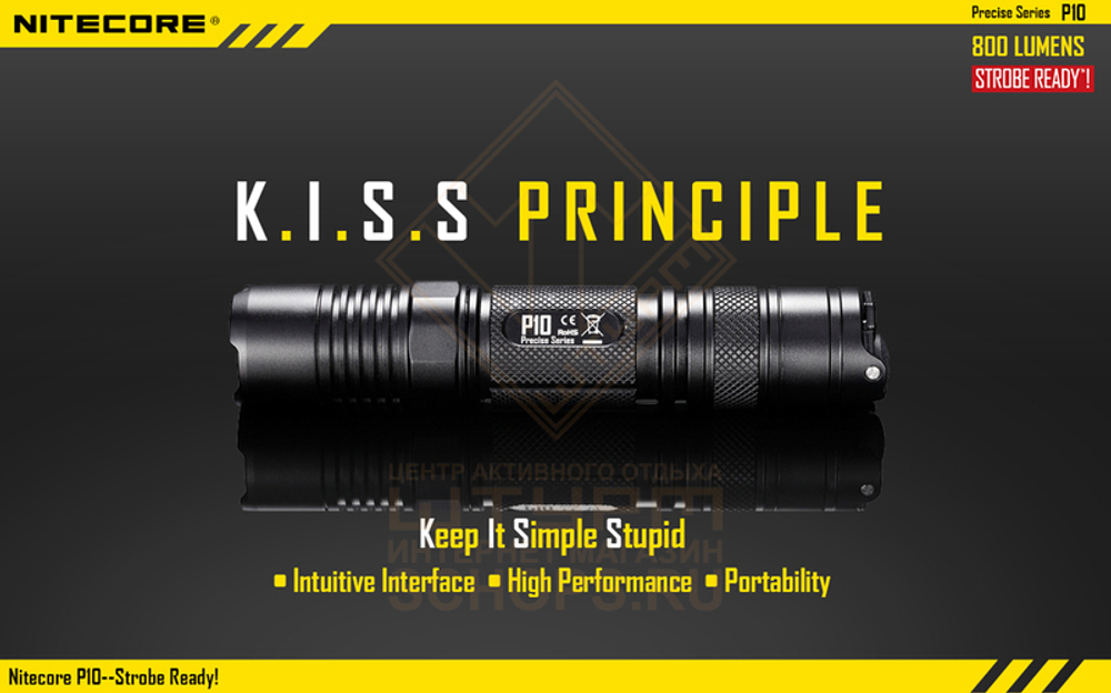 Фонарь Nitecore P10