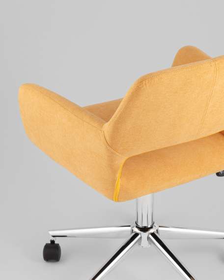 Стул офисный ROSS рогожка желтый