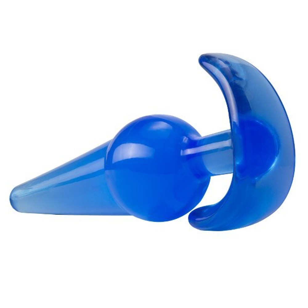 Синяя анальная пробка в форме якоря Large Anal Plug - 12,2 см.