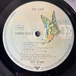 Винтажная виниловая пластинка LP The Cars (Germany 1978) Good Times Roll