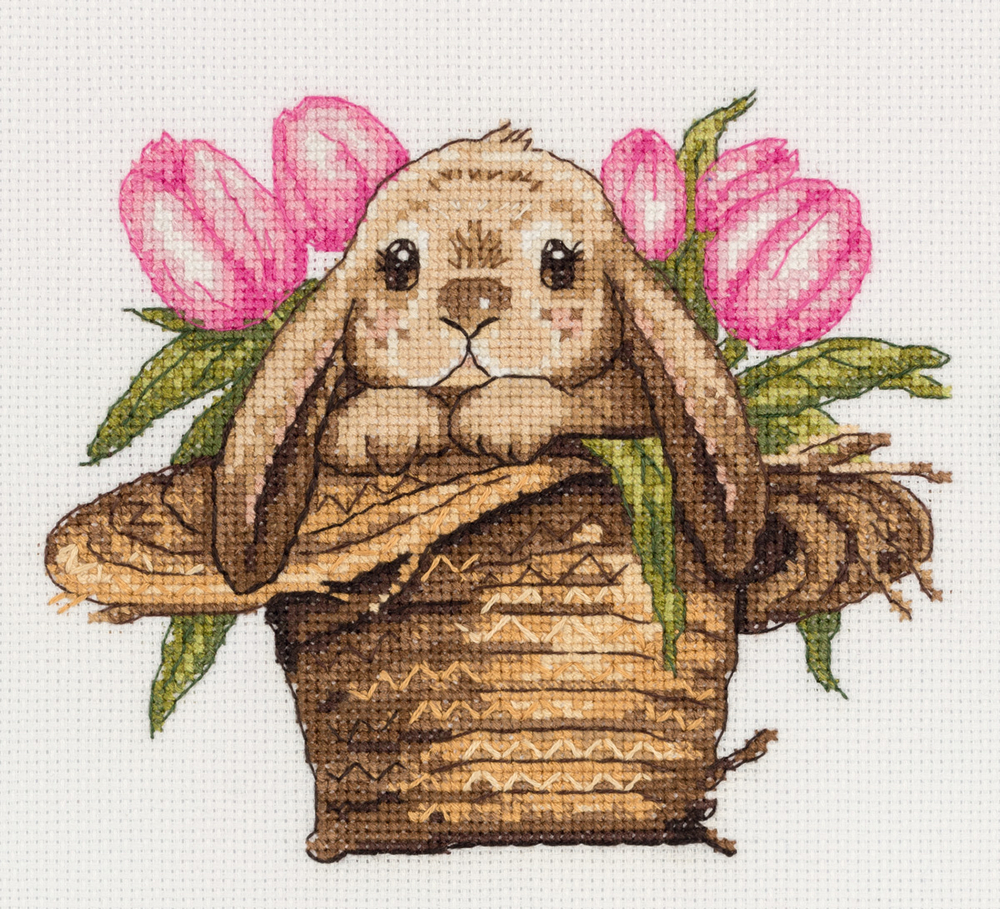 "Klart" набор для вышивания 8-517 "Зайка в шляпе"