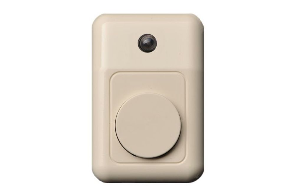 Кнопка звонка со световым индикатором кремовый LIREGUS RETRO