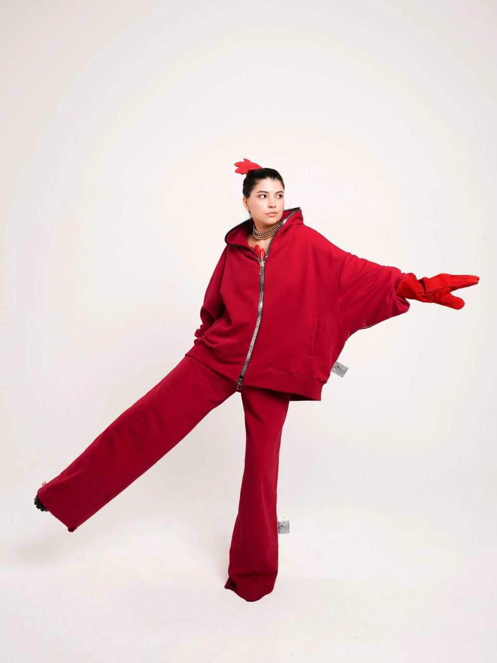 Худи ВЕСТ Спорт Шик Красный