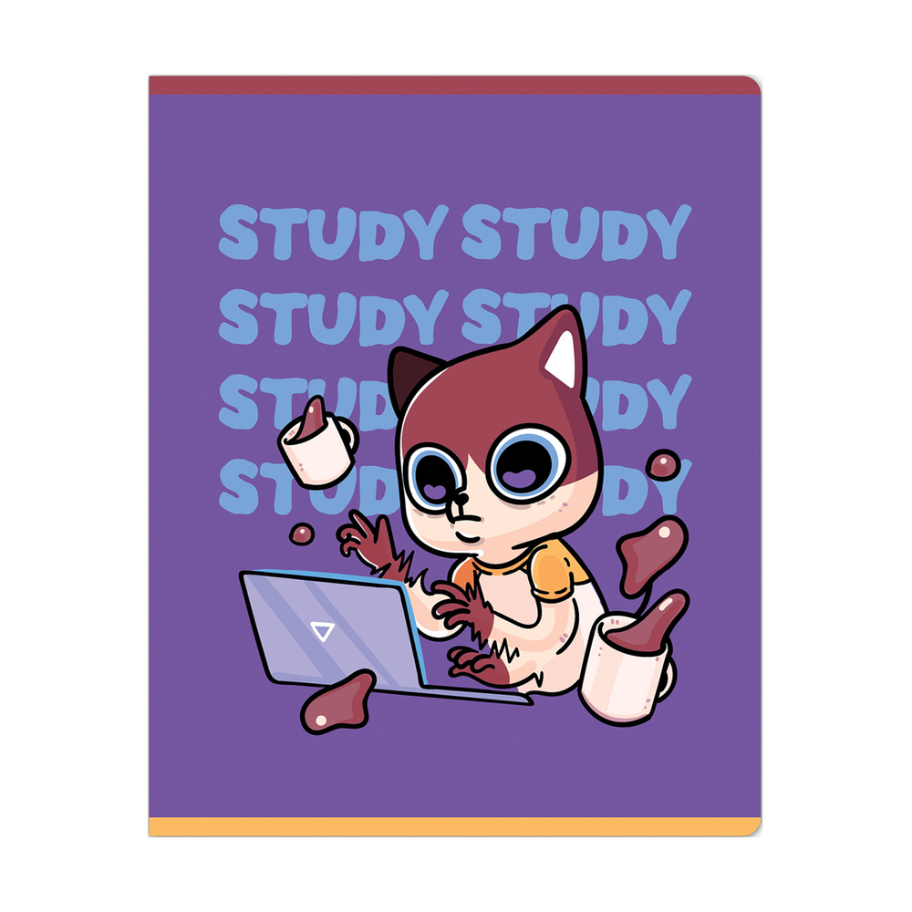 Тетрадь 48л., клетка MESHU "Mood", матовая ламинация