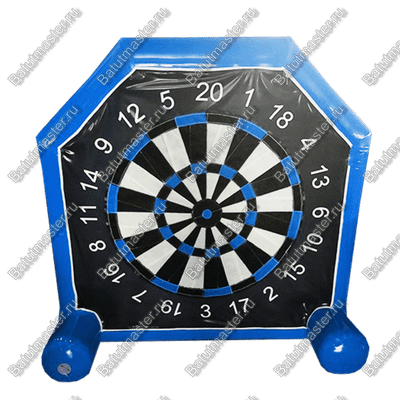 Надувной герметичный дартс «Мини» синий, диаметр 1,65 м, размер 1,65×1×1,65 м