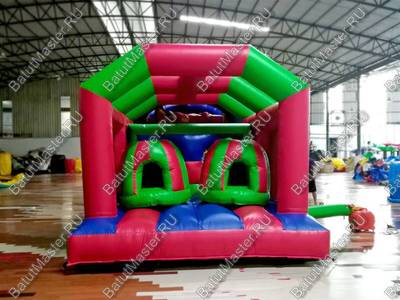 Коммерческая надувная полоса препятствий "Азарт" 25*3,5*4,5 м