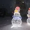 Световой Снеговик "Музыкант"