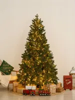 Елка с гирляндой «Барокко» (Литая+пвх) 120 см / 1,2 м