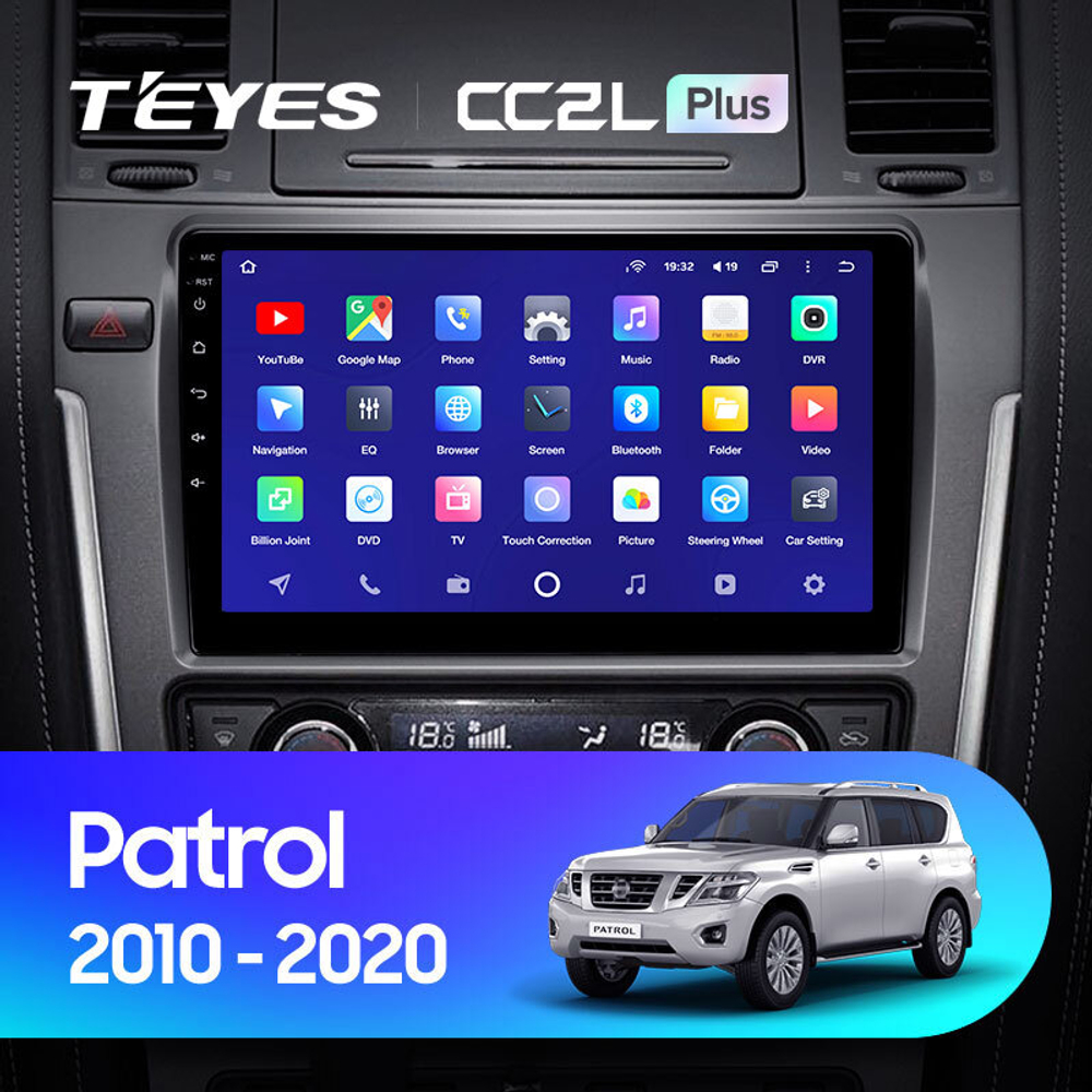 Teyes CC2L Plus 10,2" для Nissan Patrol 2010-2020