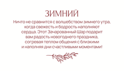 Шар-Капля Зимний