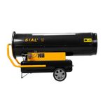 Тепловая пушка дизельная SIAL Y80A - прямого нагрева / 80 кВт (с топливным насосом)
