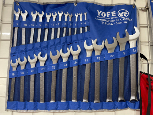 Набор комбинированных ключей 6-32 мм, 26 предметов YOFE