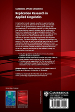 Replication Research in Applied Linguistics