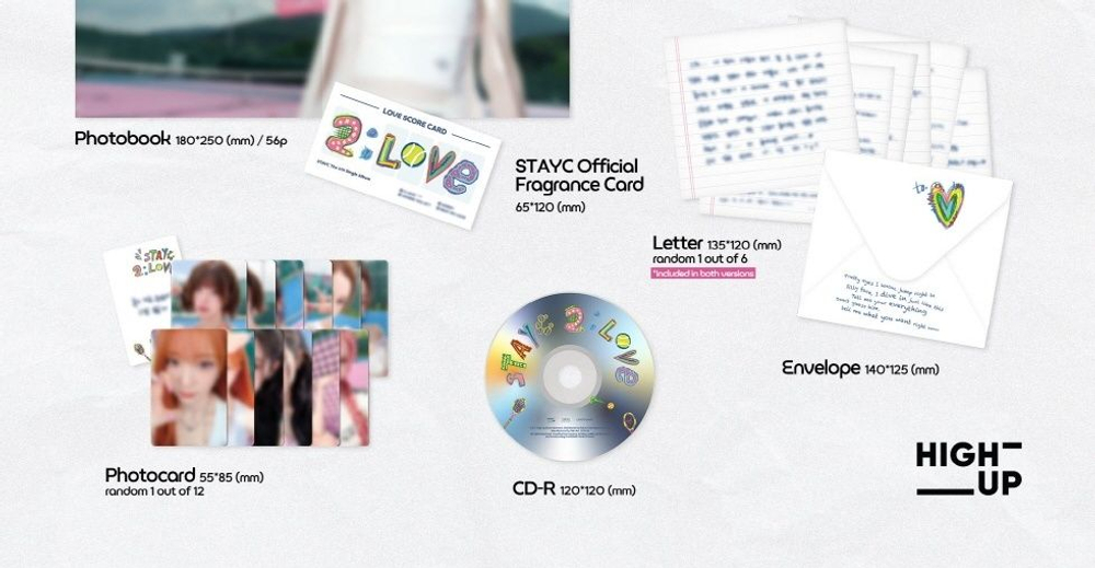 (ПРЕДЗАКАЗ) Альбом STAYC - 2:LOVE 6th Single Album RANDOM Version