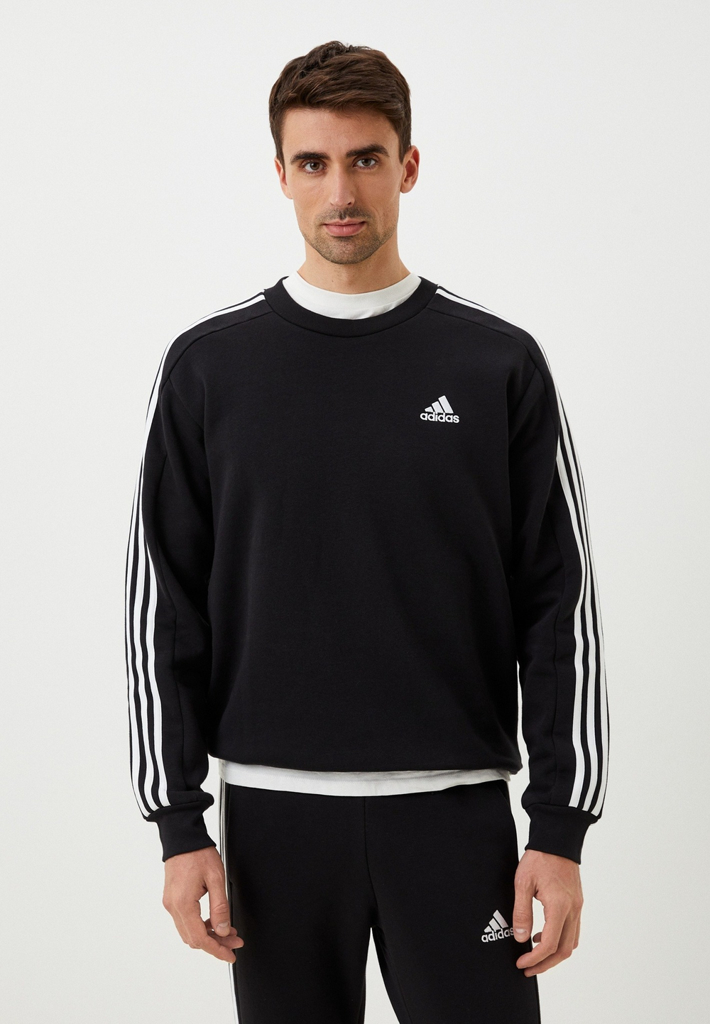 Толстовка мужская ADIDAS M 3S FL SWT
