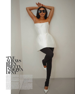 Платье - корсет с баской