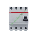 УЗО ABB FH204 AC-40/0,03 4-х полюсное тип AC 40A 30mA 4 модуля (ВДТ) 2CSF204004R1400