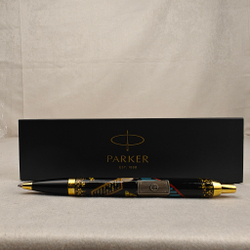 Ручка "Подарок финансисту" с ручной росписью Палех