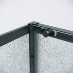 Душевой уголок Grossman Style 130х70 120.K33.05.1370.21.02 профиль Черный матовый стекло шиншилла