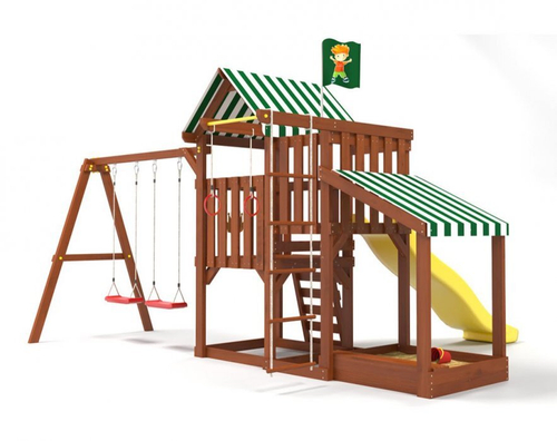 Детский игровой комплекс TooSun (Тусан) 3 с песочницей