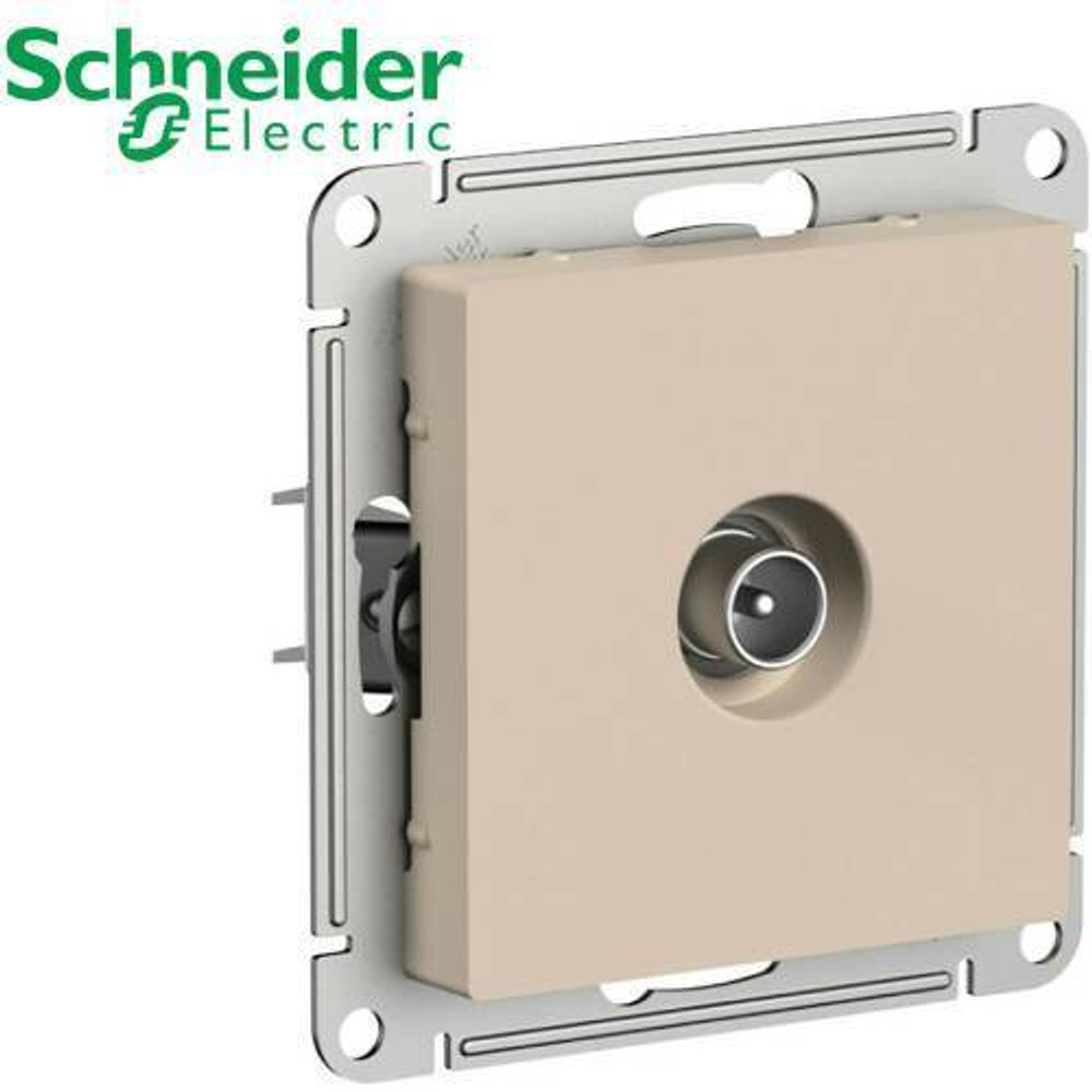TV розетка (песочный) AtlasDesign Schneider ATN001293