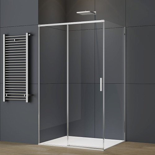 Душевой уголок Vincea Soft 2 100х80 VSR-3SO28010CL стекло прозрачное/профиль хром