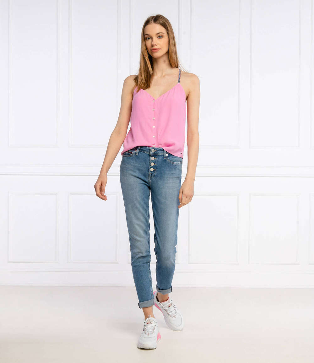 топ tjw cami Tommy Jeans - розовый(DW0DW09762)
