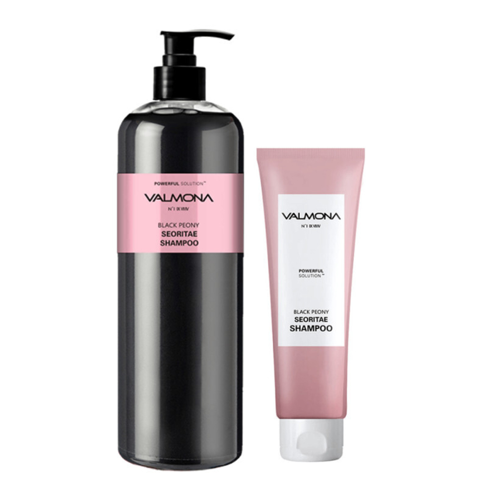 Evas Valmona Powerful Solution Black Peony Seoritae Shampoo укрепляющий шампунь с черным пионом