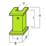 Вкладыш кабины для SEC 145х31х21 Т-9