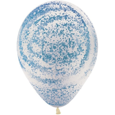 Шар с рисунком Граффити голубой