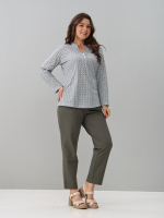 Блузка БЛ-22/фурла-бежевыйджинс