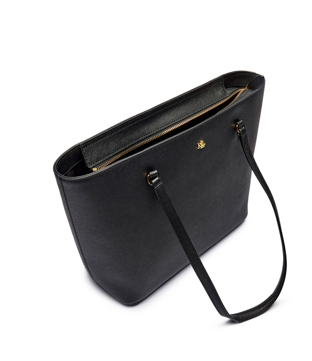 Кожаная сумка через плечо LAUREN RALPH LAUREN - черный(431924351)