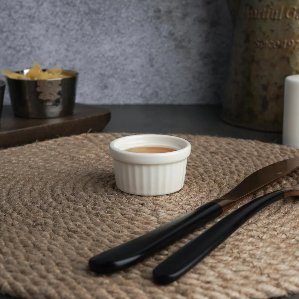 Соусник d=5см, h=3см, v=30 мл, фарфор "NOBLE" серия "Fine Plus"