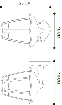 Уличный настенный светильник Arte Lamp
